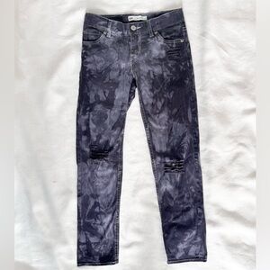 Levi's kids Tie-Dye boyfriend distressed Skinny Jeans 7